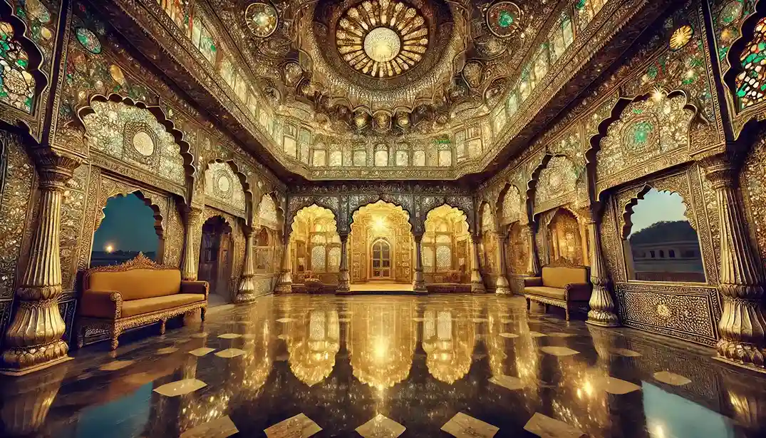 Sheesh Mahal (Palace of Mirrors) City Palace Udaipur