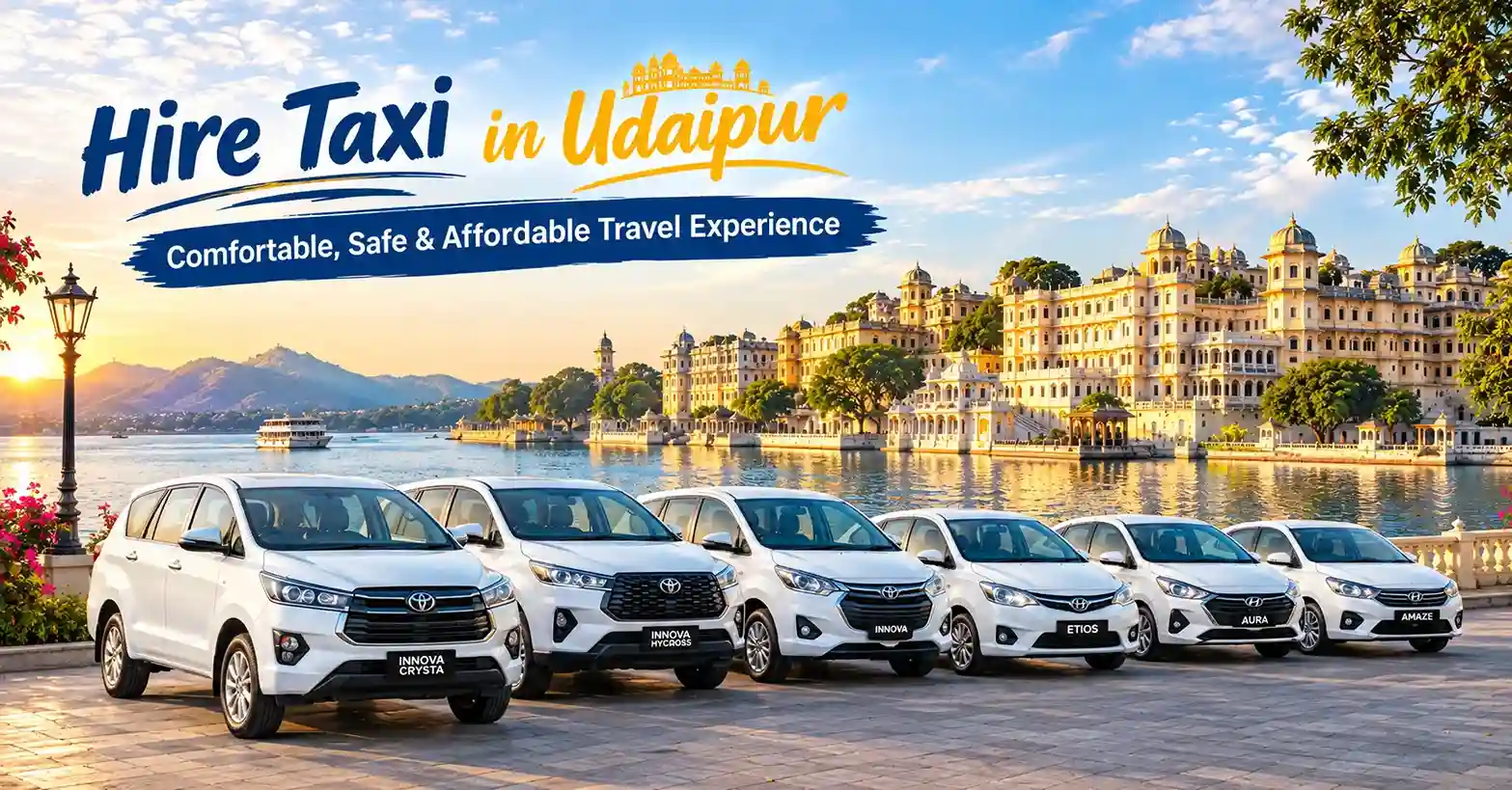 Hire Taxi in Udaipur – Comfortable, Safe & Affordable Travel Experience